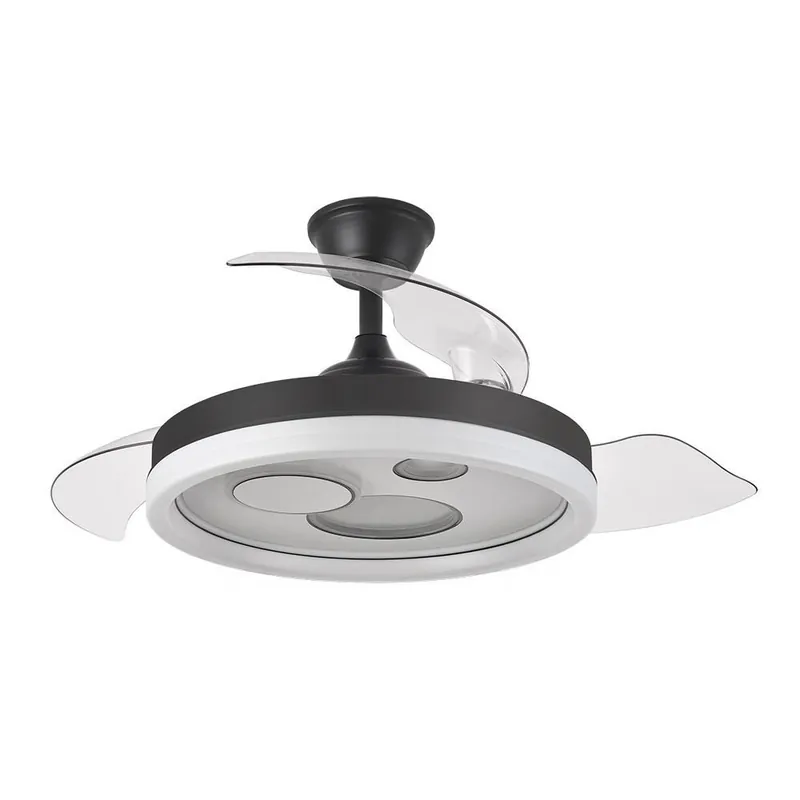 VENTILADOR DC TURIA NEGRO/BLANCO Ocasión Especial