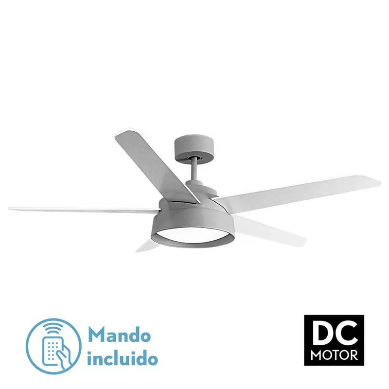 Oferta Limitada VENTILADOR 25W DC GRIS LEBECHE ASPAS  BLANCA/HAYA