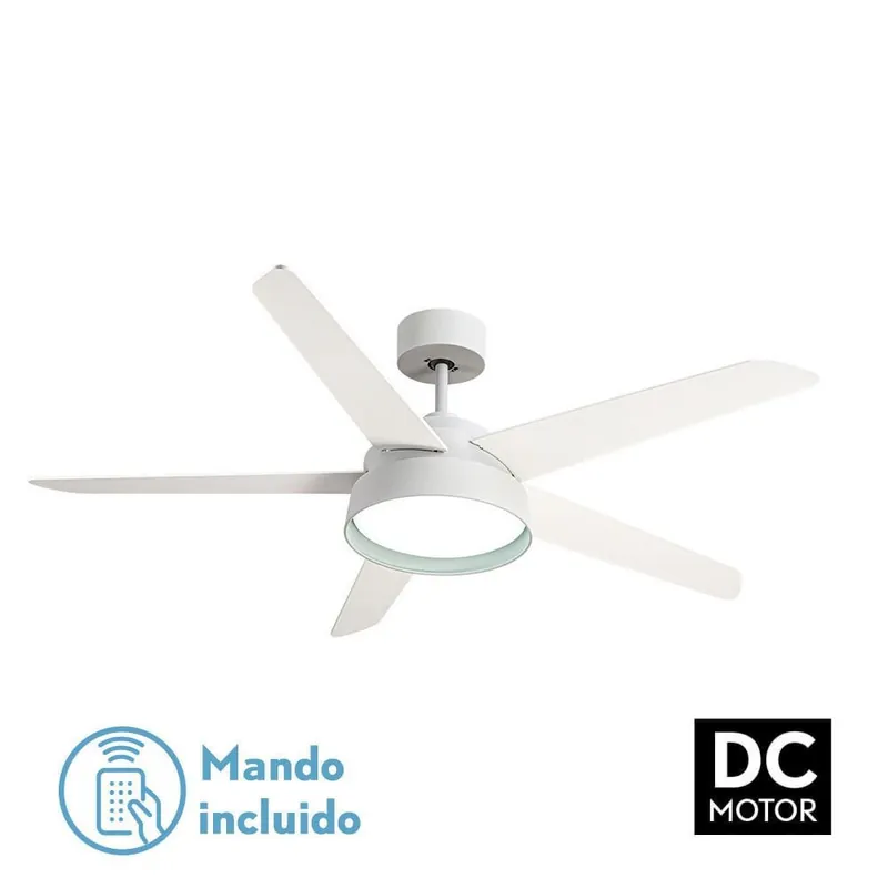 Liquidación VENTILADOR 25W DC BLANCO LEBECHE ASPAS BLANCA/HAYA