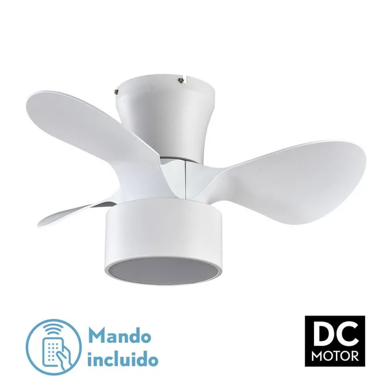 Exclusivo VENTILADOR DC 24W KOS BLANCO