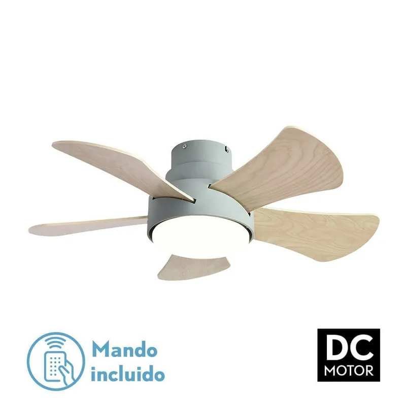 Más Vendido VENTILADOR 25W DC VERDE GREGARIO ASPAS BLANCO/HAYA
