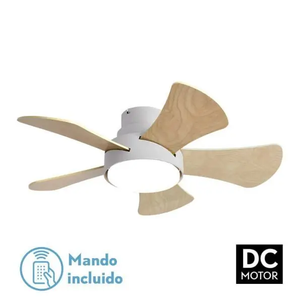 VENTILADOR 25W DC BLANCO GREGARIO ASPAS  BLANCO/HAYA Popular