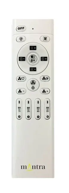Mejor Calidad MANDO PARA VENTILADORES MANTRA ALISIO, HIMALAYA, TIBET, ALISIO XL