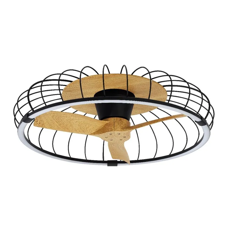 NATURE VENTILADOR HAYA NEGRO LED Stock Limitado