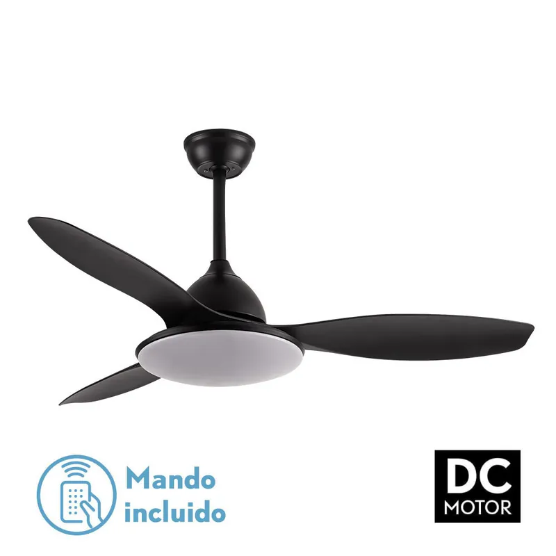 No Te Lo Pierdas VENTILADOR DC NEGRO YAEL 72W