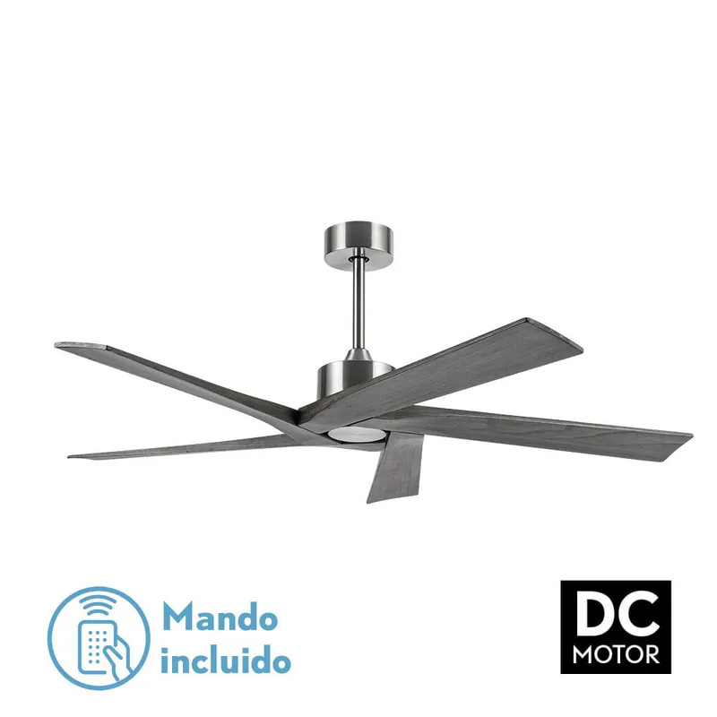Oferta Especial VENTILADOR DC NADIR NIQUEL/GRIS