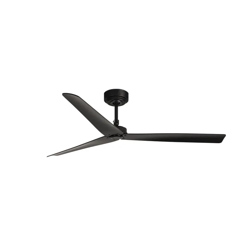 Entrega Rápida VENTILADOR MILOS Ø1320MM NEGRO 3 PALAS PLYWOOD
