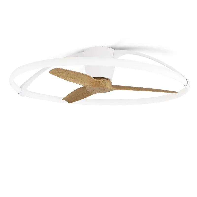 NEPAL VENTILADOR BLANCO/HAYA LED Precio De Oferta