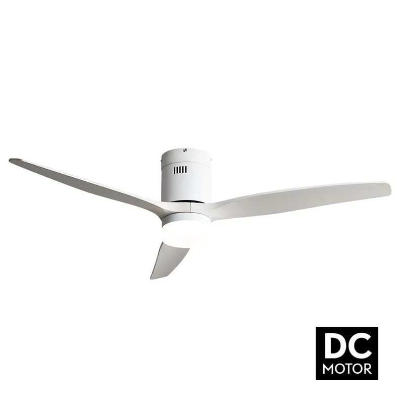 Precio De Fábrica VENTILADOR LED 18W DC AGUILON BLANCO 3 ASPAS BLANCAS 132 D
