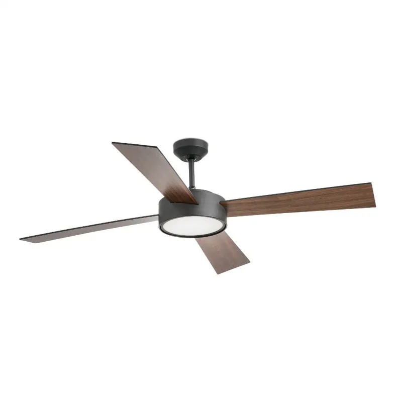 Oferta HYDRA Ø 1320MM NEGRO 4 PALAS 20W LED