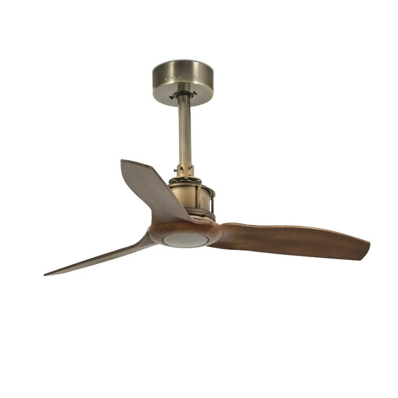 Última Versión JUST FAN XS Ø810 MM ORO VIEJO 3 PALAS MADERA