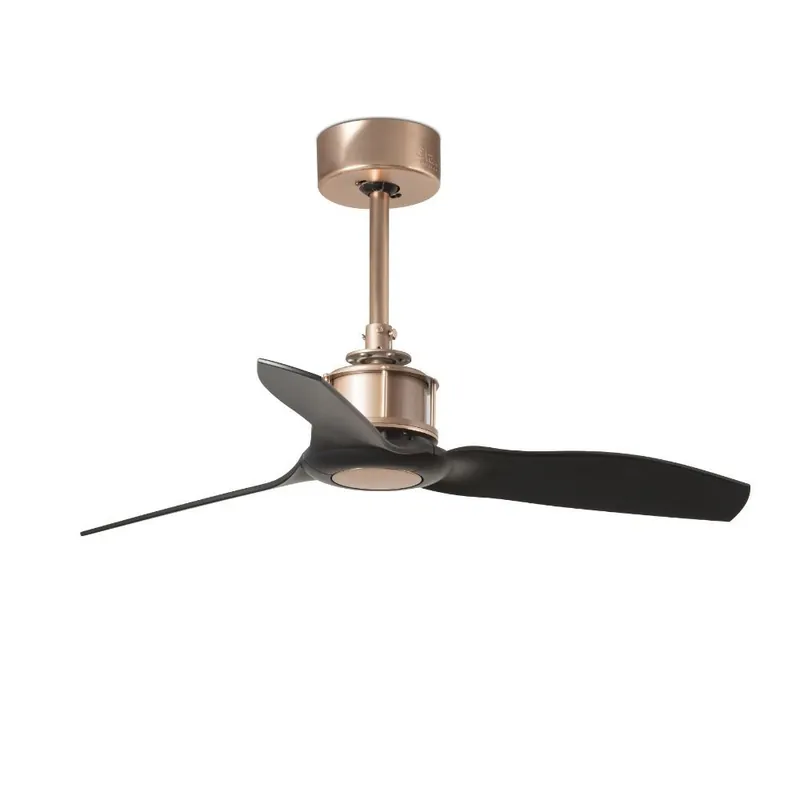 Económico JUST FAN XS Ø810 MM COBRE 3 PALAS NEGRAS