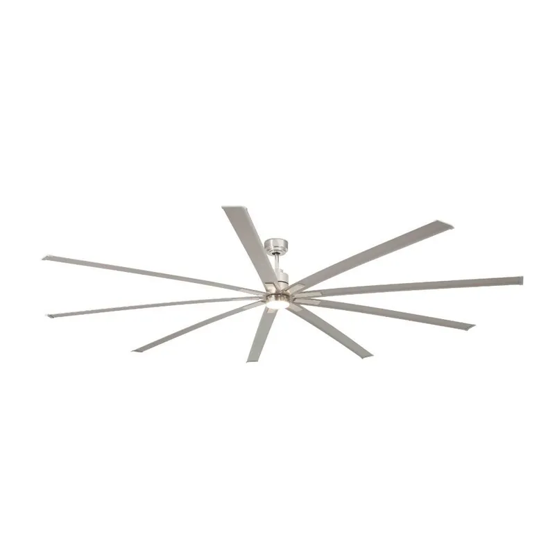 Mejor Precio MANHATTAN Ø2440MM NIQUEL MAT 9 PALAS LED 15W 3000K