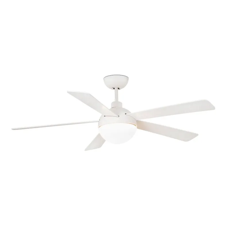 Rebajas IZARO Ø1320mm BLANCO 5 PALAS LED 15W