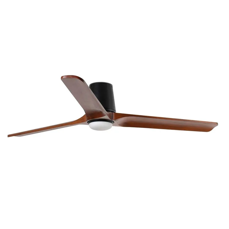 Stock Limitado HEYWOOD TUB L Ø132 NEGRO MADERA OSCURA LED 10W TUYA