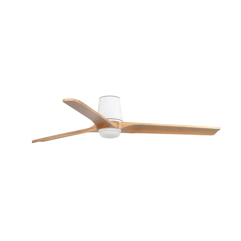 De Moda HEYWOOD TUB L Ø132 BLANCO MADERA CLARA LED 10W CCT
