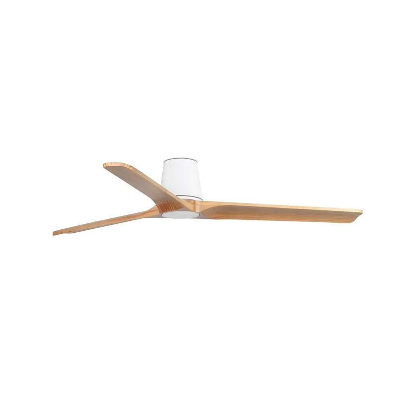 Premium HEYWOOD TUB L Ø132 BLANCO PALAS MADERA CLARA