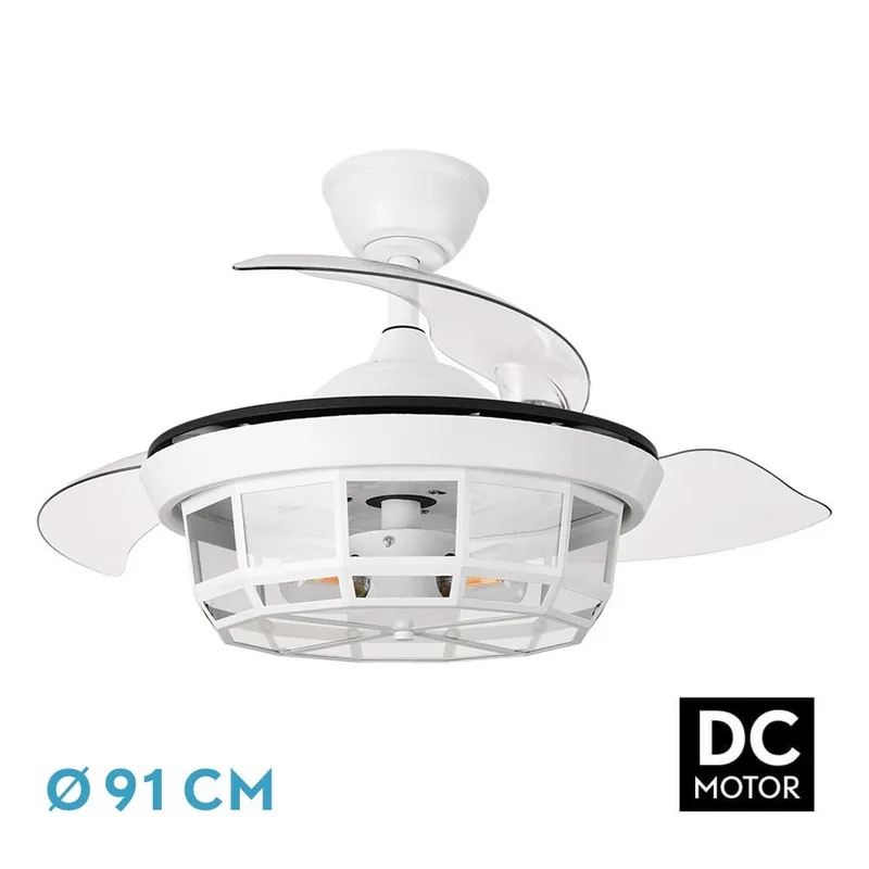 Tendencia VENTILADOR DC TORNADO BLANCO 3 LUCES