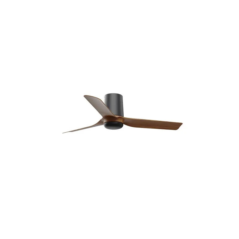 MINI PUNT TUB S Ø90 NEGRO  PALAS MADERA OSCURA Certificado