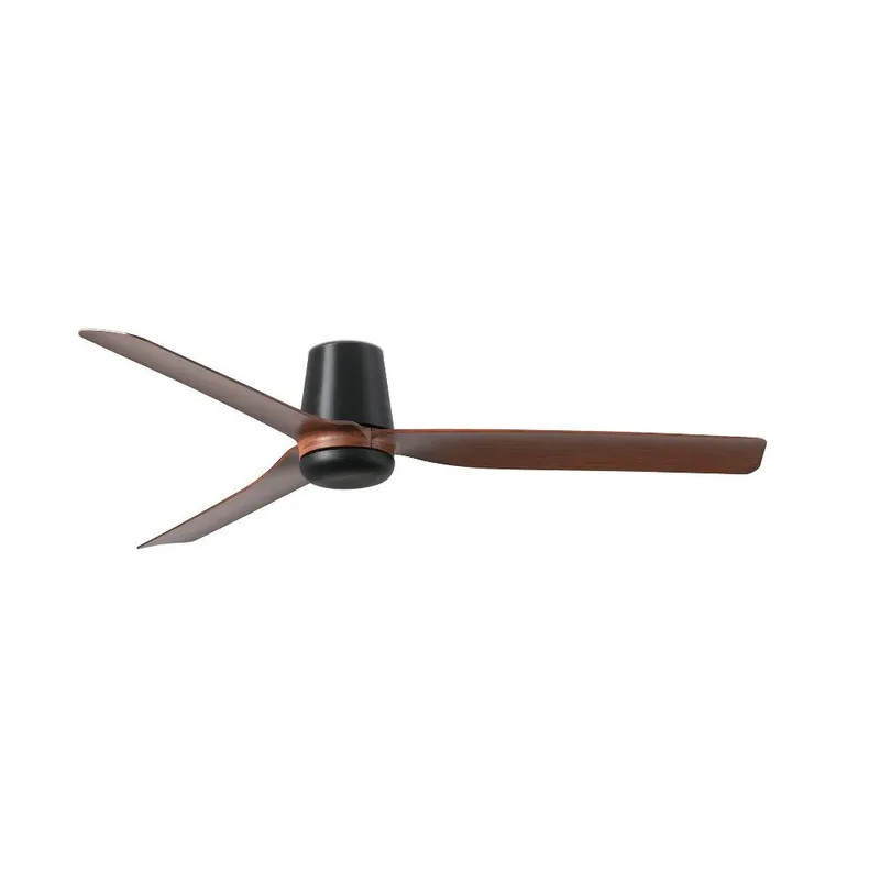 PUNT TUB M Ø130 NEGRO  PALAS MADERA OSCURA De Moda