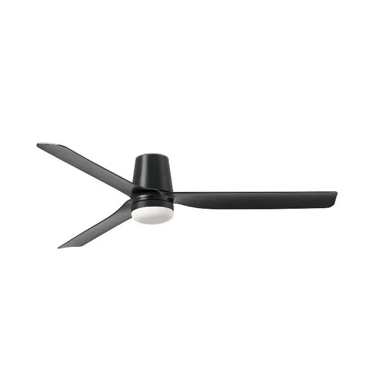 Compra Hoy PUNT TUB M Ø130 NEGRO 3 PALAS NEGRAS LED 18W CCT