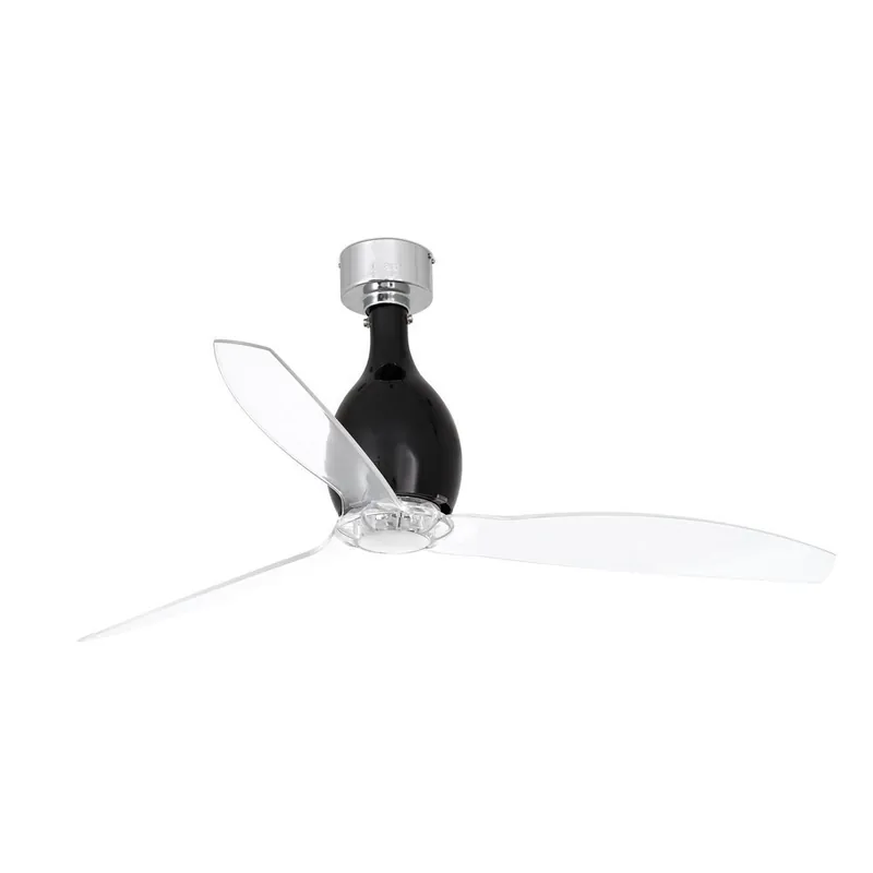 Popular MINI ETERFAN Ø128 CMS NEGRO MATE PALAS TRANSPARE