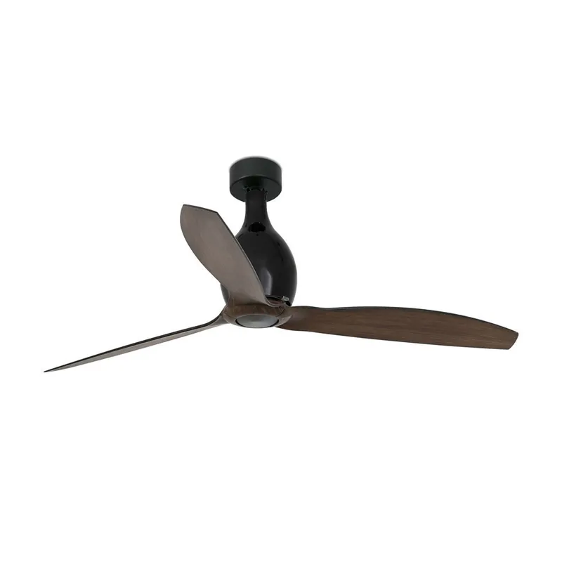 MINI ETERFAN Ø128 CMS NEGRO MATE PALAS MADERA Oferta Especial