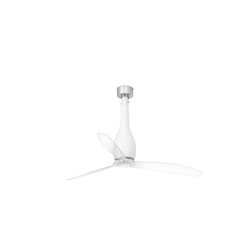 ETERFAN Ø128 CMS BLANCO MATE PALAS TRANSPARENTES Directo De Fábrica