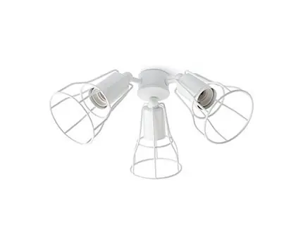 Precio De Fábrica KIT DE LUZ BLANCO 3 E27 60W PARA YAKARTA