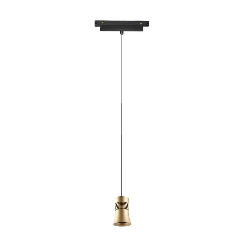 COLGANTE 12W NEGRO/ORO 3000K Ordena Ya