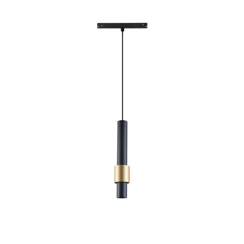 Máxima Calidad COLGANTE 7W NEGRO/ORO 4000K