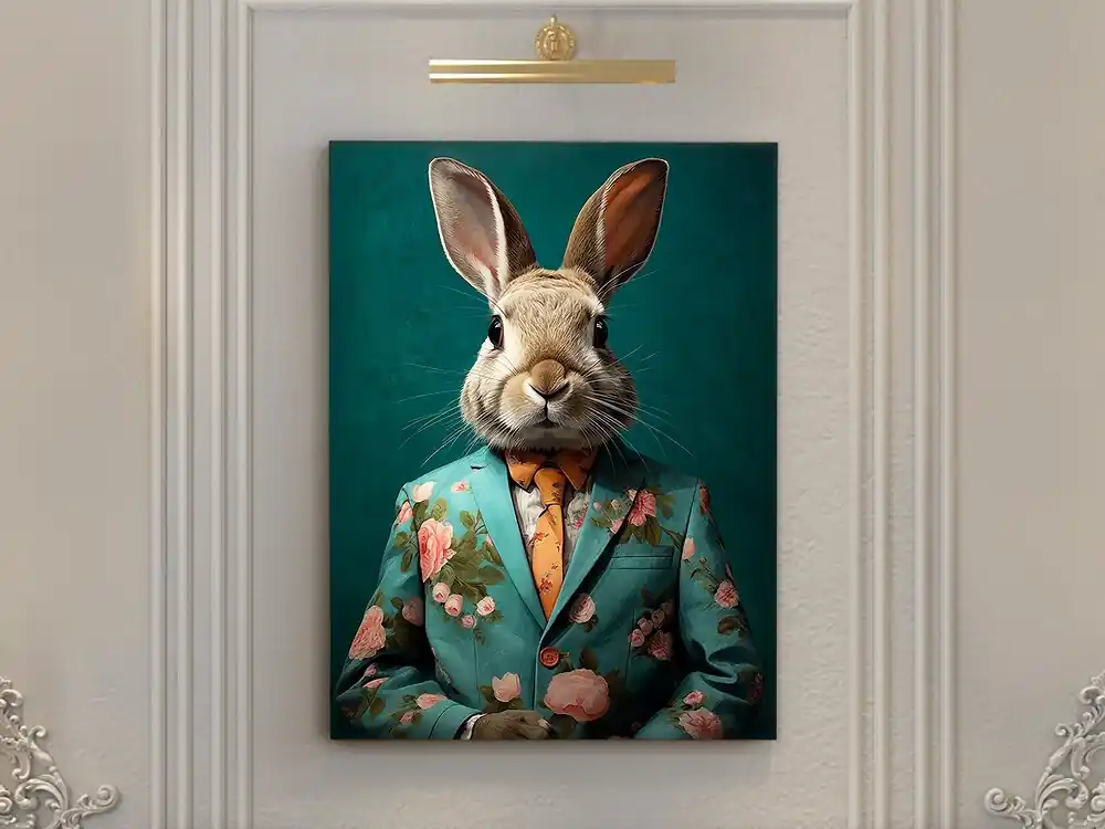 Solo Hoy CUADRO MR. RABBIT ACRILICO 90X120