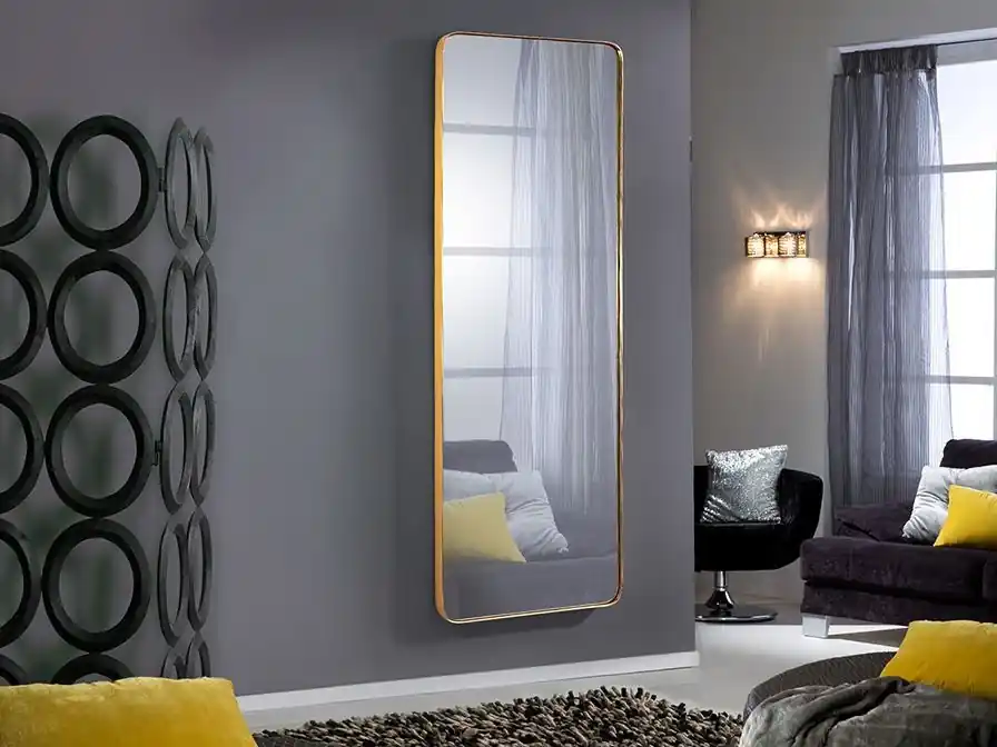 ESPEJO ORIO RECTANGULAR 65X180 ORO Precio Bajo