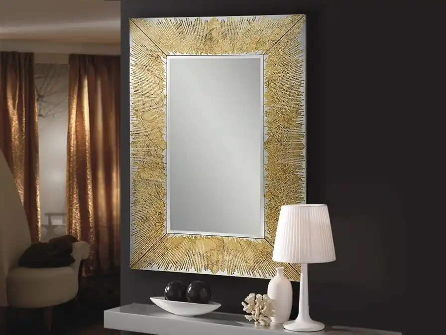 Edición Limitada ESPEJO AURORA PAN DE ORO 120X80