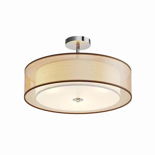 Última Oportunidad Pikka LED Lámpara de Techo Brown/White - Lindby