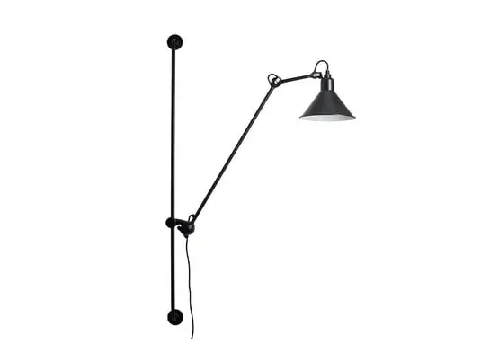 214 Aplique de Pared Conic Negro - Lampe Gras Nueva Colección