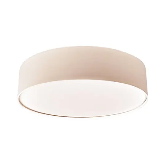Última Oportunidad Plafón Sebatin Ø50 Crema/Blanco/Níquel - Lindby