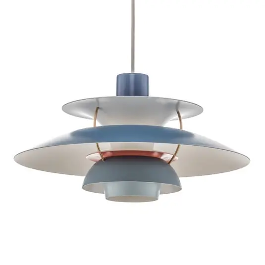 PH 5 Lámpara Colgante Tonos Azul - Louis Poulsen Imprescindible (Must-Have)