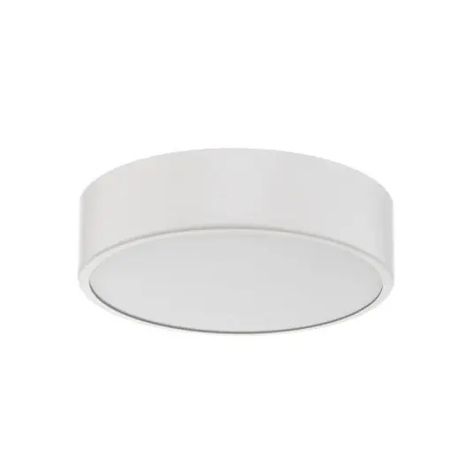 Plafón Cleo, Ø 30 cm, IP20, blanco, metal, E27 Premium