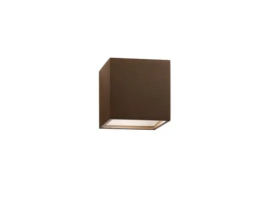 Tendencia Cube LED Aplique de Pared XL 3000K Up/Down Rust - LIGHT-POINT