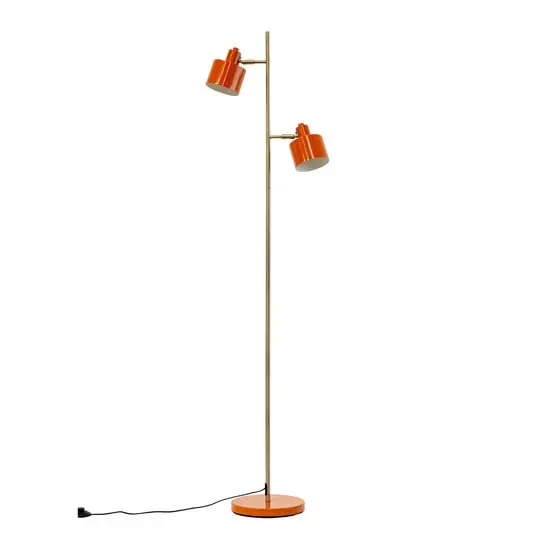 Ocean Lámpara de Pie Orange/Brass - DybergLarsen Compra Ahora
