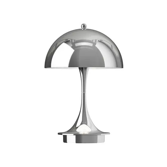 A Buen Precio Panthella 160 PORTABLE V3 Lámpara recargable High Lustre Chrome Plated - Louis