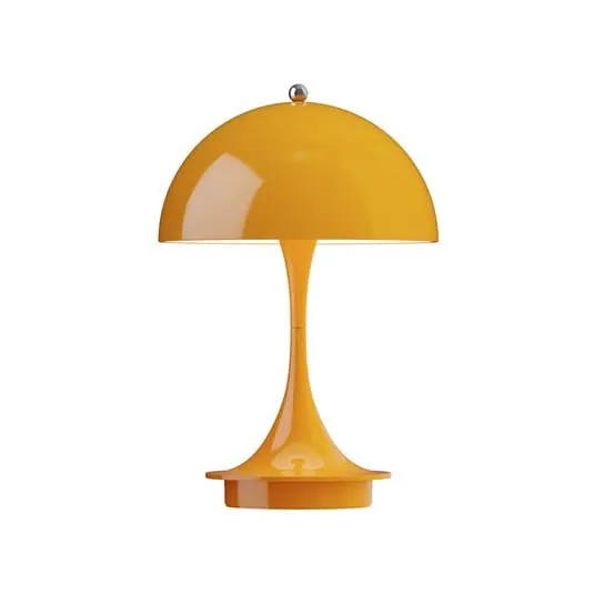 Stock Limitado Panthella 160 PORTABLE V3 Lámpara recargable Naranja opaco - Louis Poulsen
