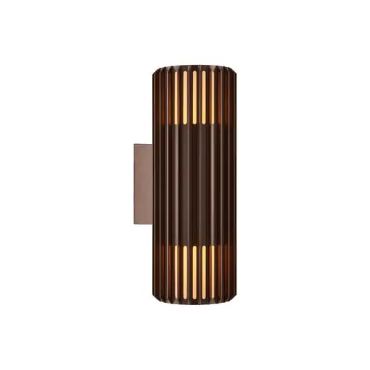 Aplique para exterior Aludra Double Seaside, aluminio, marrón - Nordlux Solo Hoy