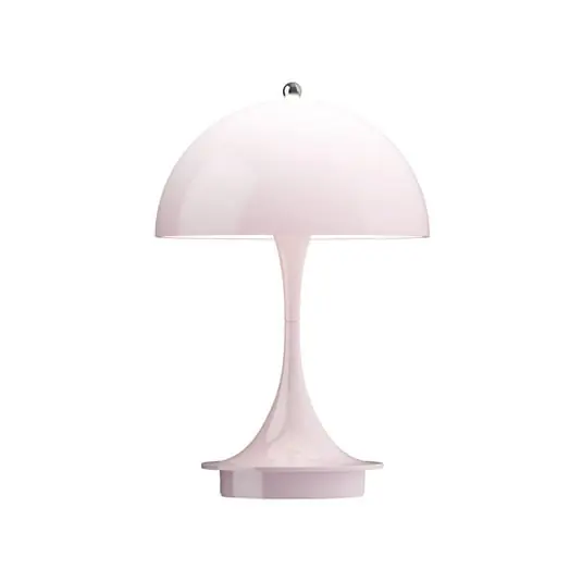 Precio Bajo Panthella 160 PORTABLE V3 Lámpara recargable Opal Pale Rose - Louis Poulsen