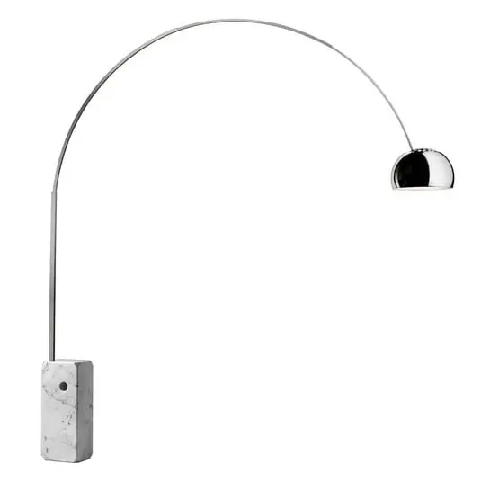 Oferta Especial Lámpara de pie LED Arco, cromada, altura 240 cm - FLOS