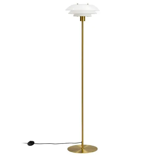 Última Oportunidad DL31 Lámpara de Pie Opal/Brass - DybergLarsen