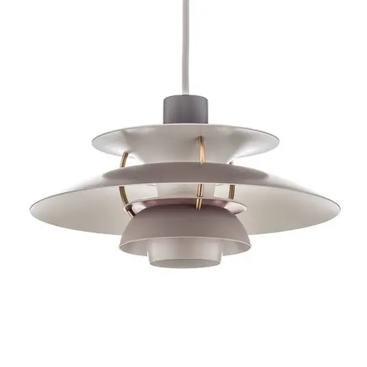 No Te Lo Pierdas PH 5 Mini Lámpara Colgante Grey - Louis Poulsen