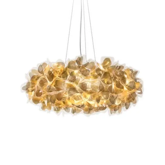 Lámpara colgante Clizia Mama Non Mama, Ø 78 cm, dorada/transparente - Slamp Devolución Gratuita