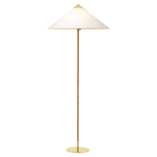 Alta Calidad 9602 Lámpara de Pie Brass/Canvas - GUBI